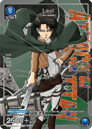 Levi (008) (U*) (UE10BT/AOT-1-008) - UE10BT Attack on Titan Foil