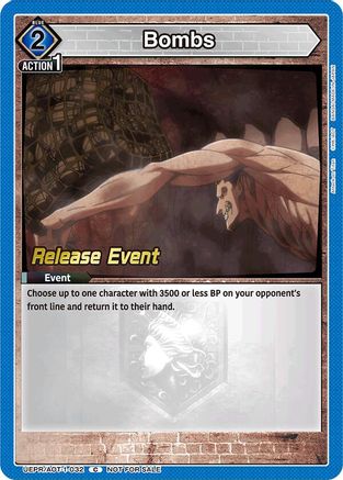 Bombs (UEPR/AOT-1-032) - UE10BT Attack on Titan Release Event Cards