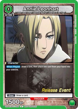 Annie Leonhart (050) (UEPR/AOT-1-050) - UE10BT Attack on Titan Release Event Cards