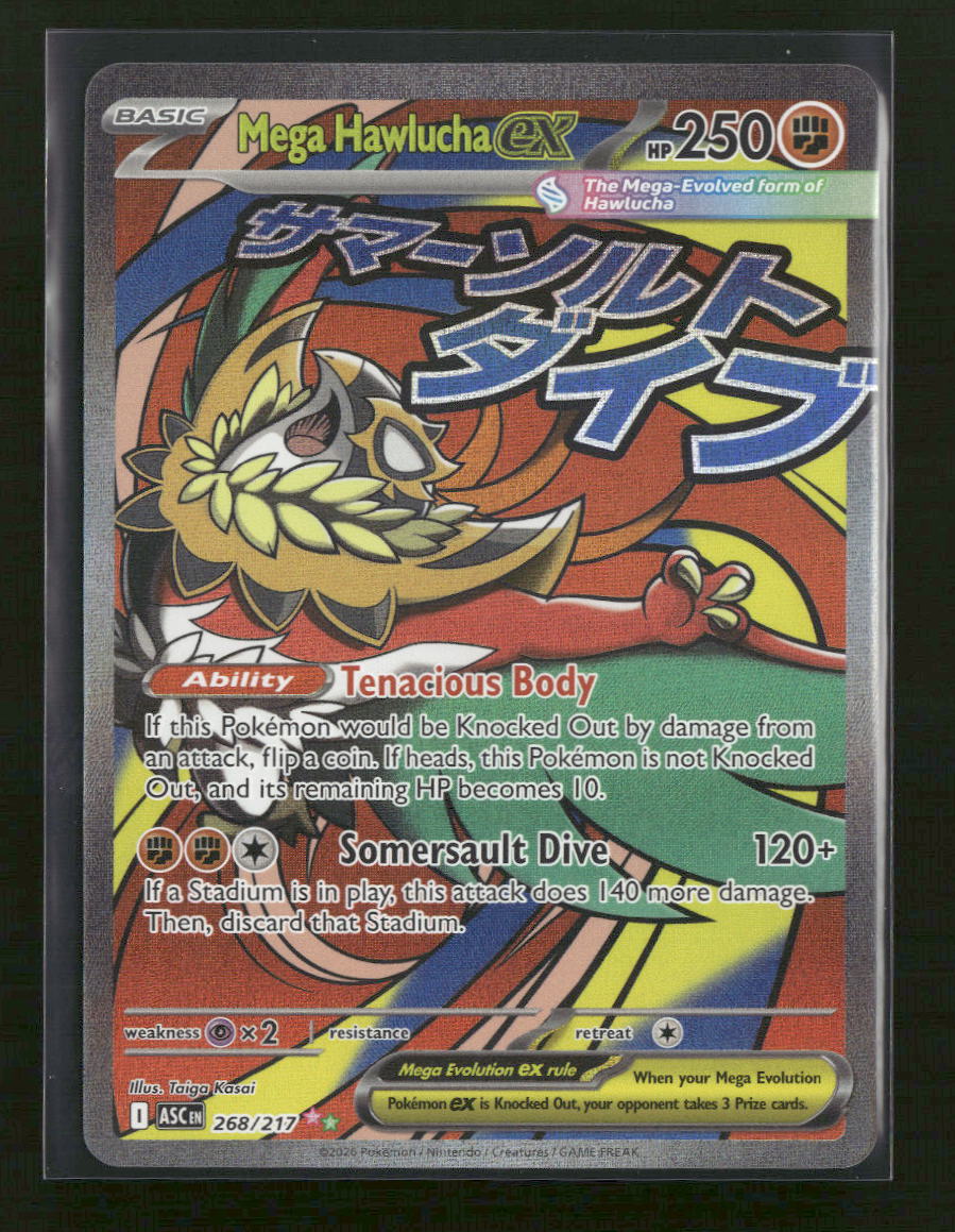 ME: Ascended Heroes Mega Hawlucha ex #268/217