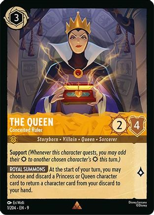 The Queen - Conceited Ruler (1/204) - Fabled Cold Foil