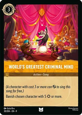 World's Greatest Criminal Mind (30/204) - Fabled Cold Foil
