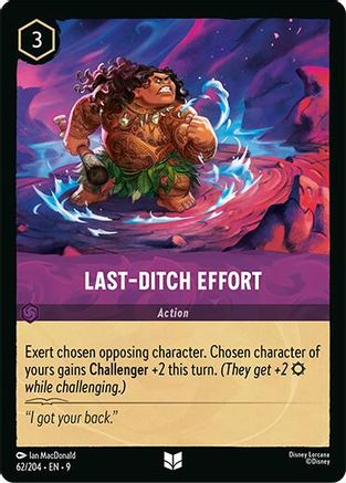 Last-Ditch Effort (62/204) - Fabled Cold Foil