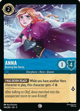 Anna - Braving the Storm (146/204) - Fabled Cold Foil