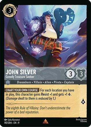 John Silver - Greedy Treasure Seeker (192/204) - Fabled