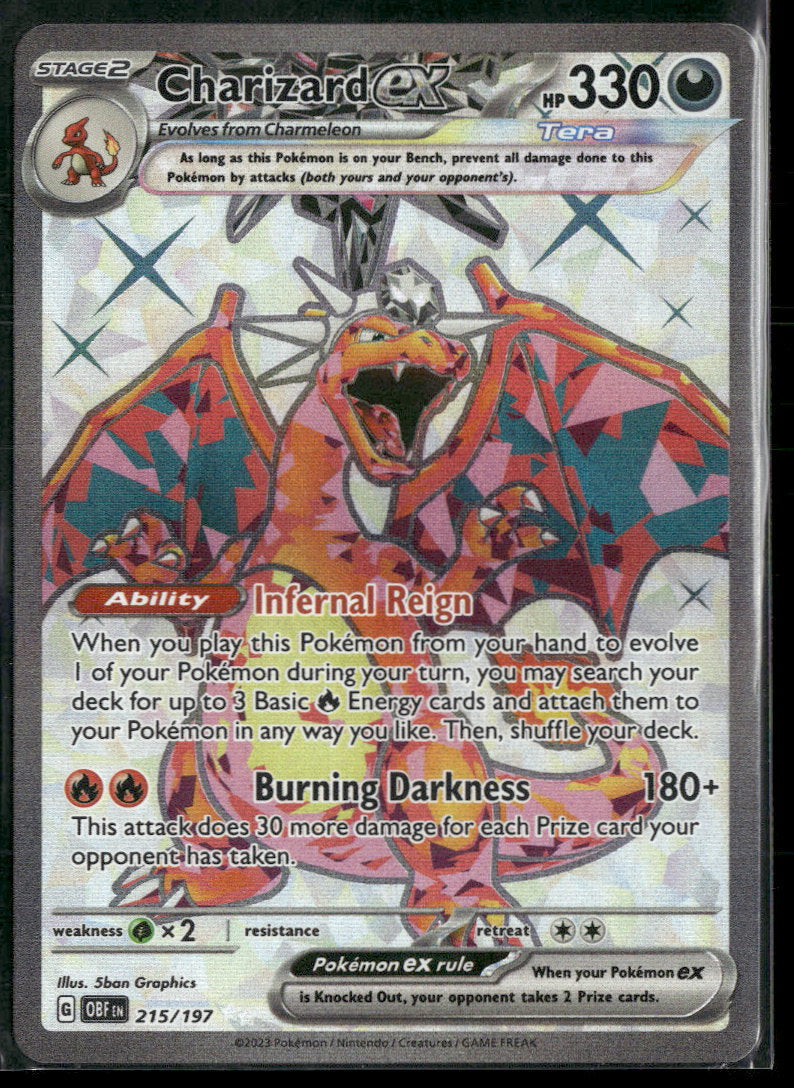 SV03: Obsidian Flames Charizard ex #215/197