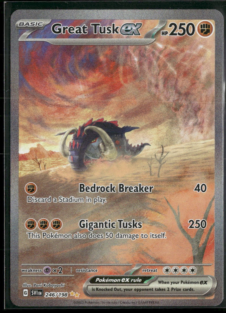 SV01: Scarlet & Violet Base Set Great Tusk ex #246/198