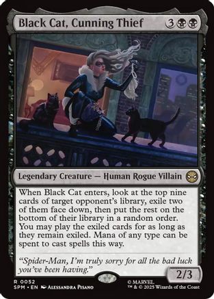 Black Cat, Cunning Thief (SPM-052) - Marvel's Spider-Man