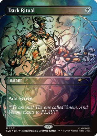 Dark Ritual (2001) (Rainbow Foil) (SLD-2001) - Secret Lair Drop Series Foil