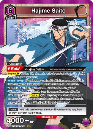 Hajime Saito (040) (UE11BT/RNK-1-040) - UE11BT Rurouni Kenshin Foil