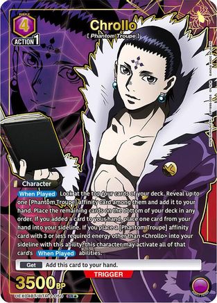 Chrollo (SR*) (UEX04BT/HTR-2-050) - UEX04BT HUNTER X HUNTER Vol2 Foil