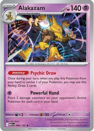 Alakazam 056 - ME01 Mega Evolution Holofoil