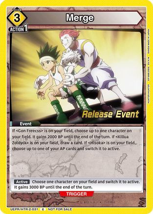 Merge (UEPR/HTR-2-031) - UEX04BT HUNTER X HUNTER Vol2 Release Event Cards