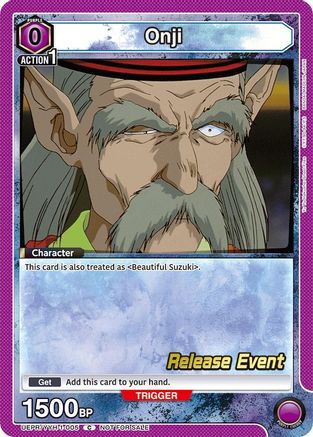 Onji (UEPR/YYH-1-005) - UE13BT Yu Yu Hakusho Ghost Files Release Event Cards