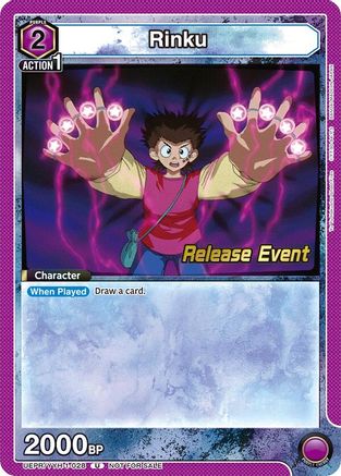 Rinku (UEPR/YYH-1-028) - UE13BT Yu Yu Hakusho Ghost Files Release Event Cards