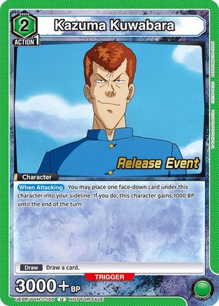 Kazuma Kuwabara (105) (UEPR/YYH-1-105) - UE13BT Yu Yu Hakusho Ghost Files Release Event Cards