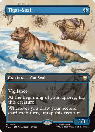 Tiger-Seal (Borderless) (TLA-318) - Avatar: The Last Airbender Foil