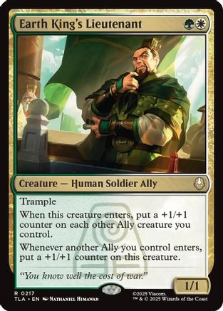 Earth King's Lieutenant (TLA-217) - Avatar: The Last Airbender Foil