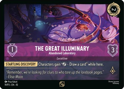 The Great Illuminary - Abandoned Laboratory (19) - Disney Lorcana Promo Cards Cold Foil