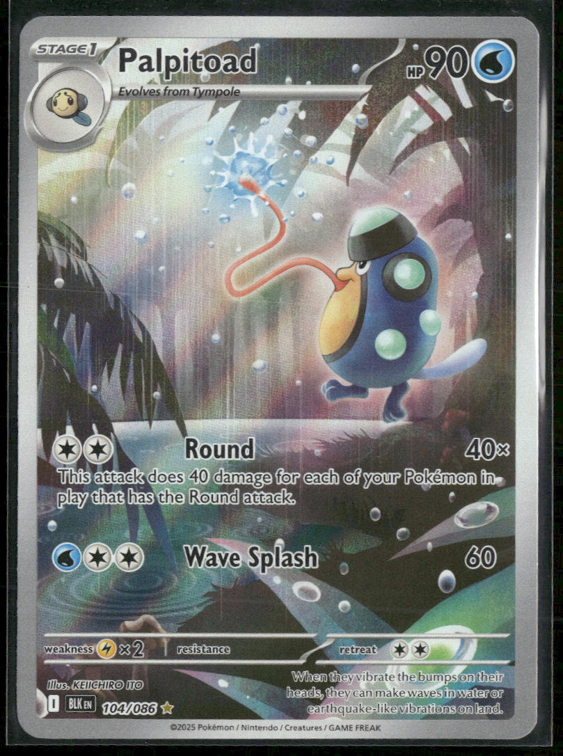 SV: Black Bolt Palpitoad #104/086