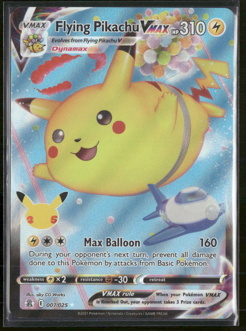 Celebrations Flying Pikachu VMAX #007/025