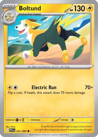 Boltund 031 - ME02 Phantasmal Flames Reverse Holofoil