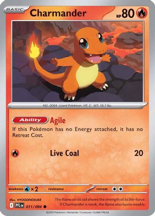 Charmander 011 - ME02 Phantasmal Flames