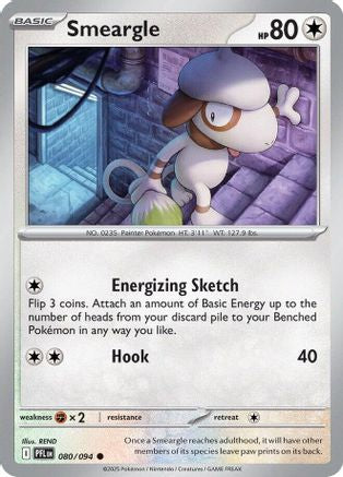 Smeargle 080 - ME02 Phantasmal Flames Reverse Holofoil