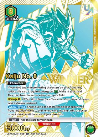 Kaiju No. 8 (055) (Winner) (UEPR/KJ8-1-055) - Union Arena Promotion Cards Foil