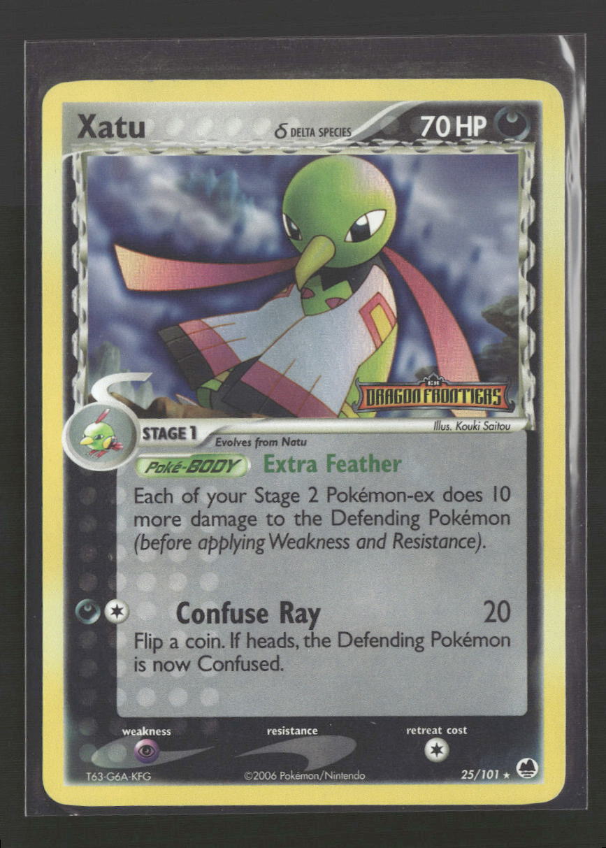 Dragon Frontiers Xatu (Delta Species) Reverse Holo #25/101
