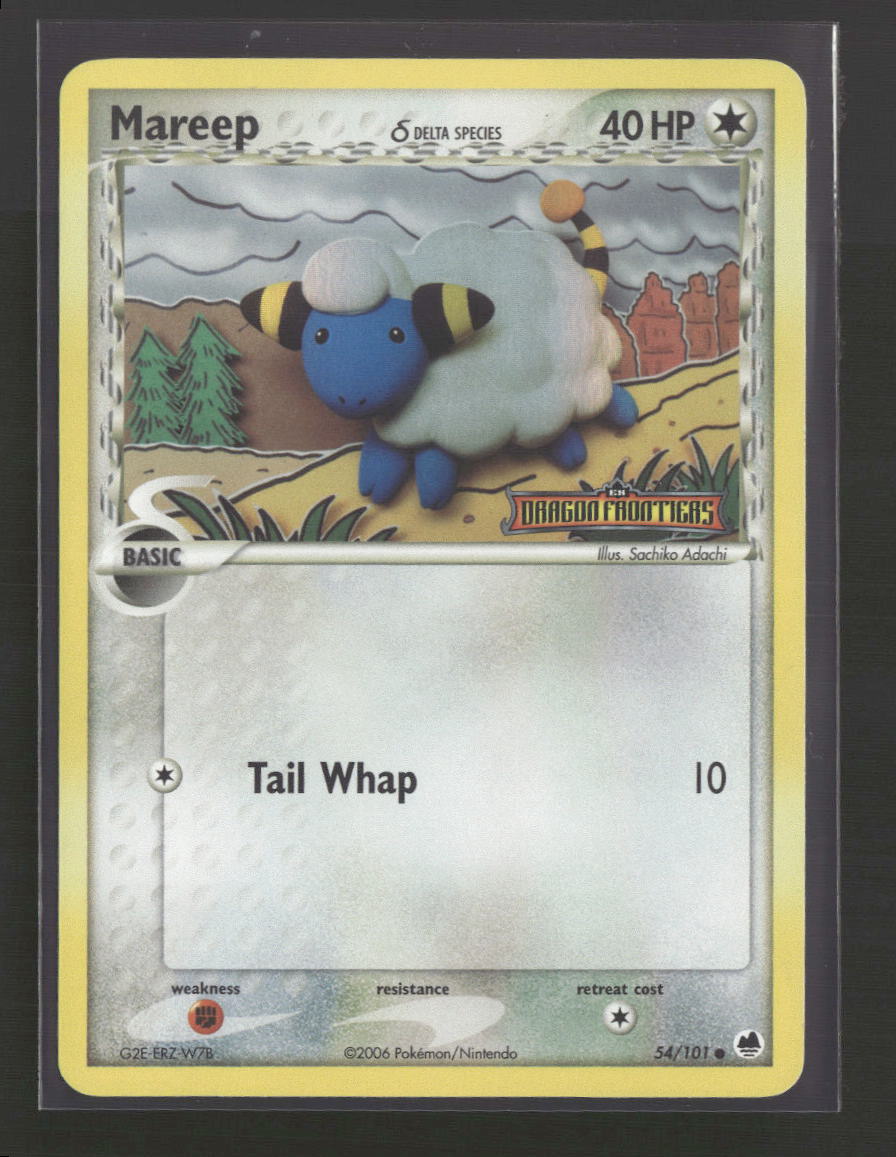 Dragon Frontiers Mareep (Delta Species) Reverse Holo #54/101