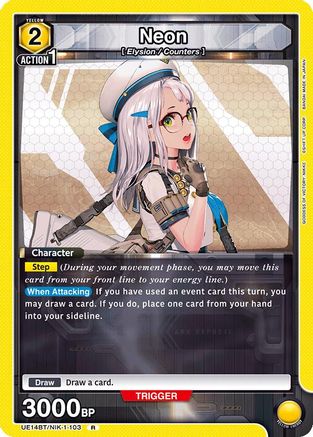 Neon (103) (UE14BT/NIK-1-103) - UE14BT GODDESS OF VICTORY NIKKE Foil