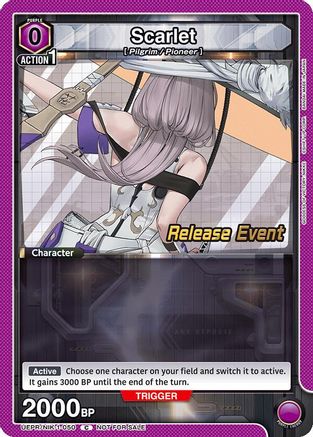 Scarlet (050) (UEPR/NIK-1-050) - UE14BT GODDESS OF VICTORY NIKKE Release Event Cards