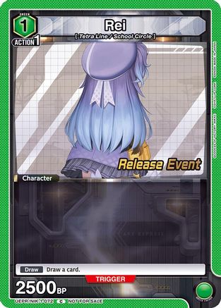 Rei (UEPR/NIK-1-072) - UE14BT GODDESS OF VICTORY NIKKE Release Event Cards