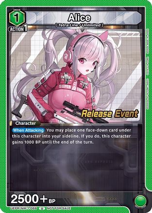 Alice (069) (UEPR/NIK-1-069) - UE14BT GODDESS OF VICTORY NIKKE Release Event Cards