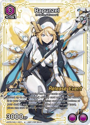 Rapunzel (Release Event Participation) (UEPR/NIK-1-057) - UE14BT GODDESS OF VICTORY NIKKE Release Event Cards