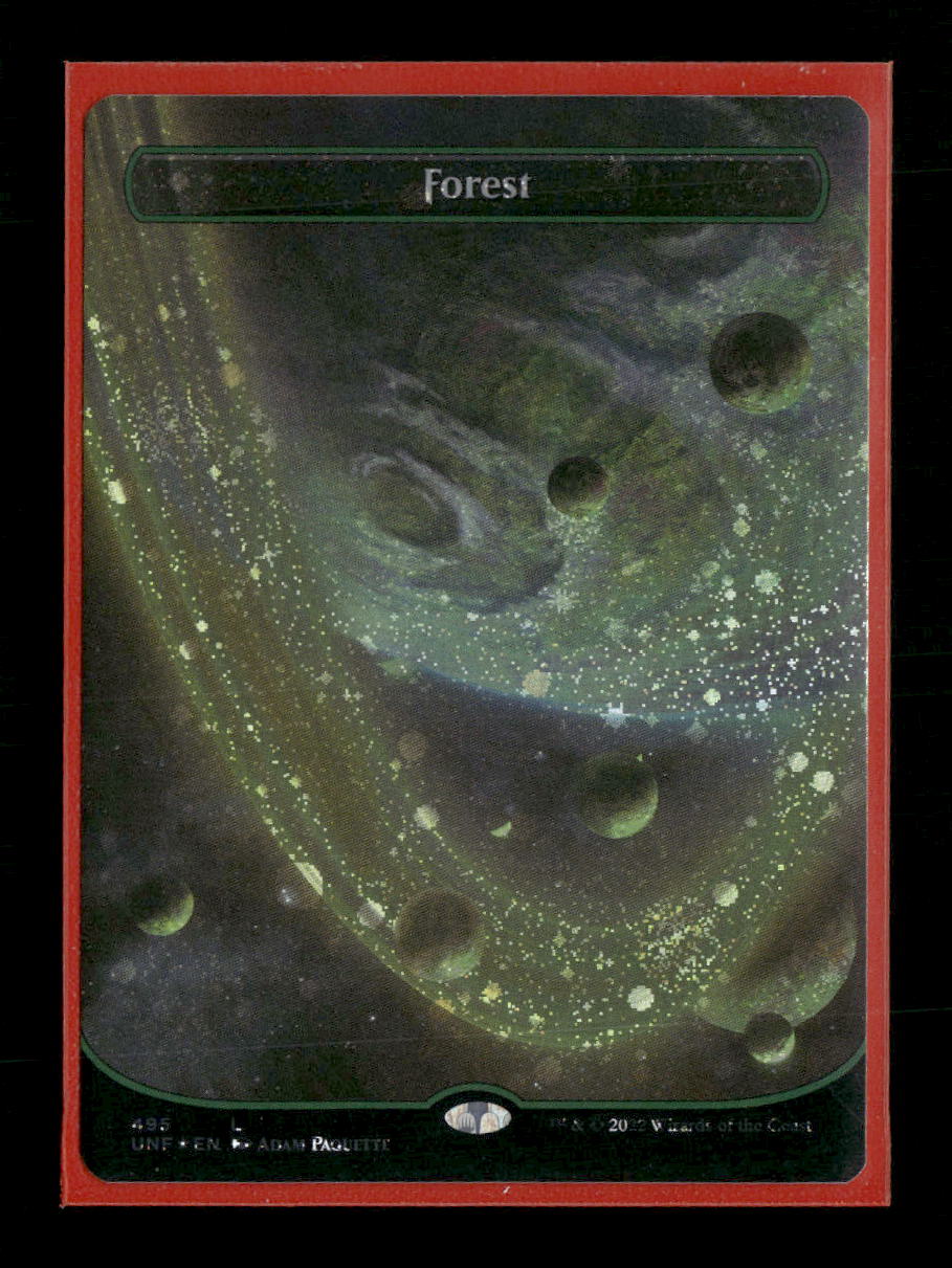 Unfinity Forest (495) (Borderless) (Galaxy Foil) #495
