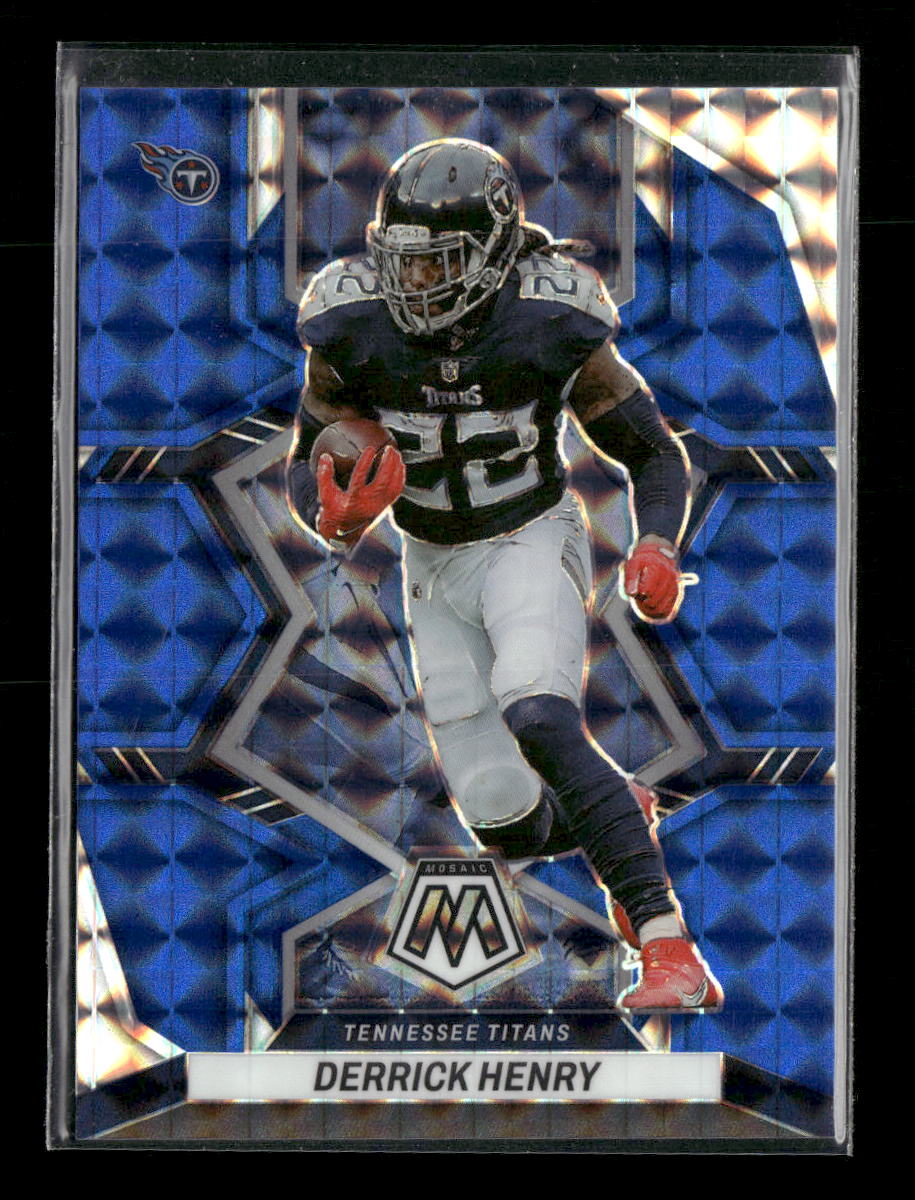 2022 Panini Mosaic Mosaic Blue Derrick Henry #/99 #190