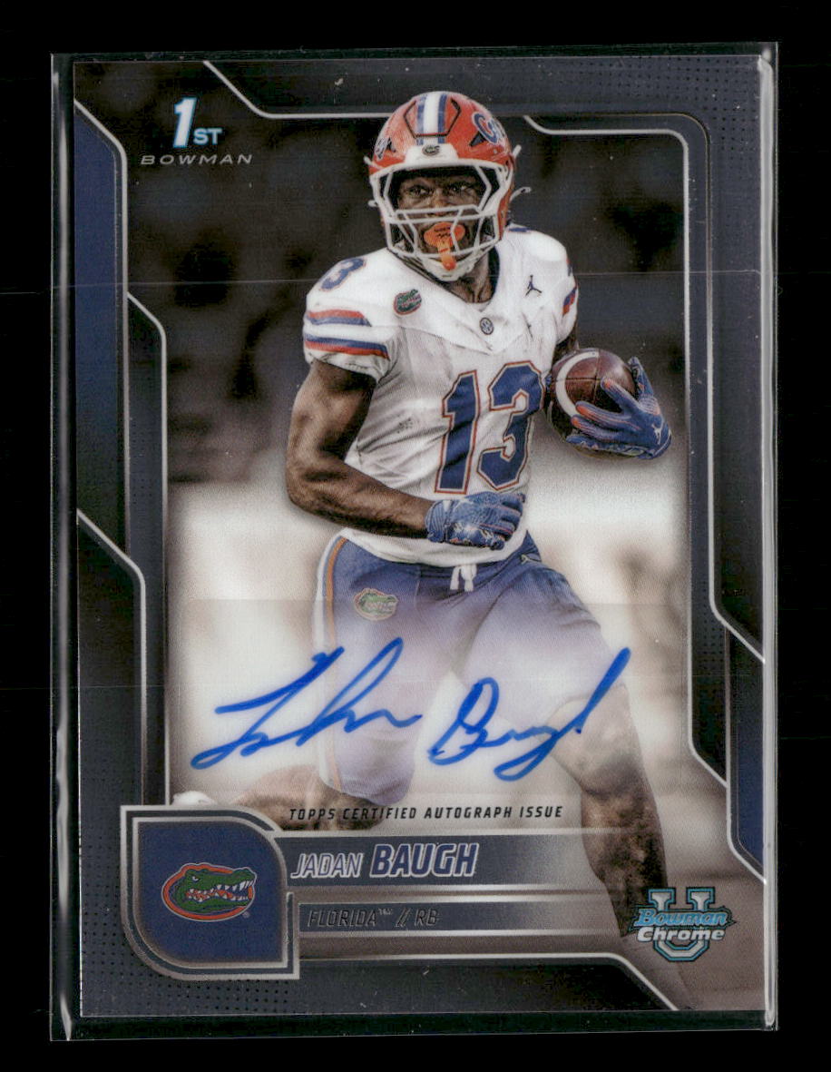 2025 Bowman University Chrome Prospect Autographs Jadan Baugh Auto #BCA-JBA