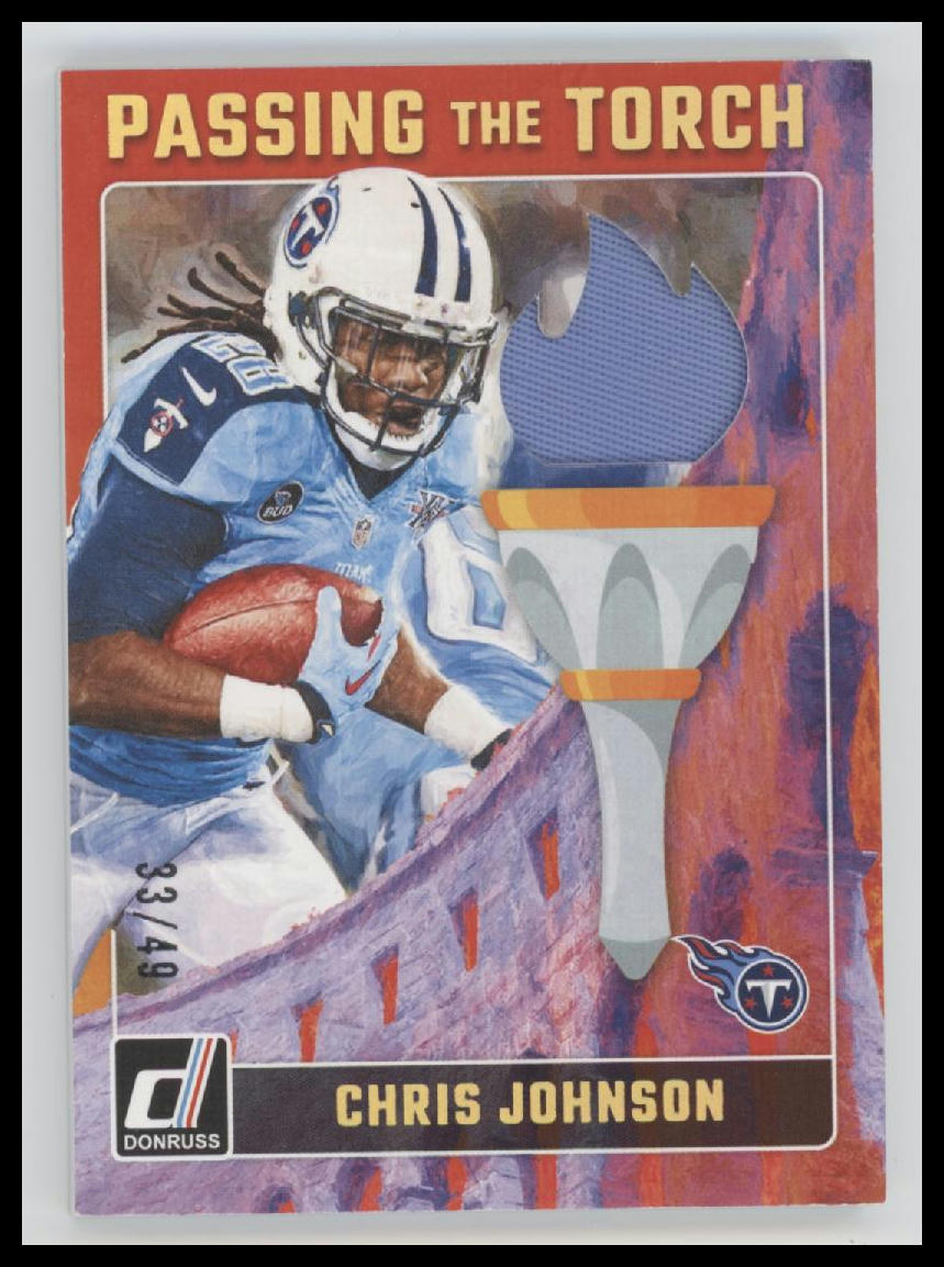 2024 Donruss Passing the Torch Chris Johnson / Tyjae Spears #/199 #PTT-TIT