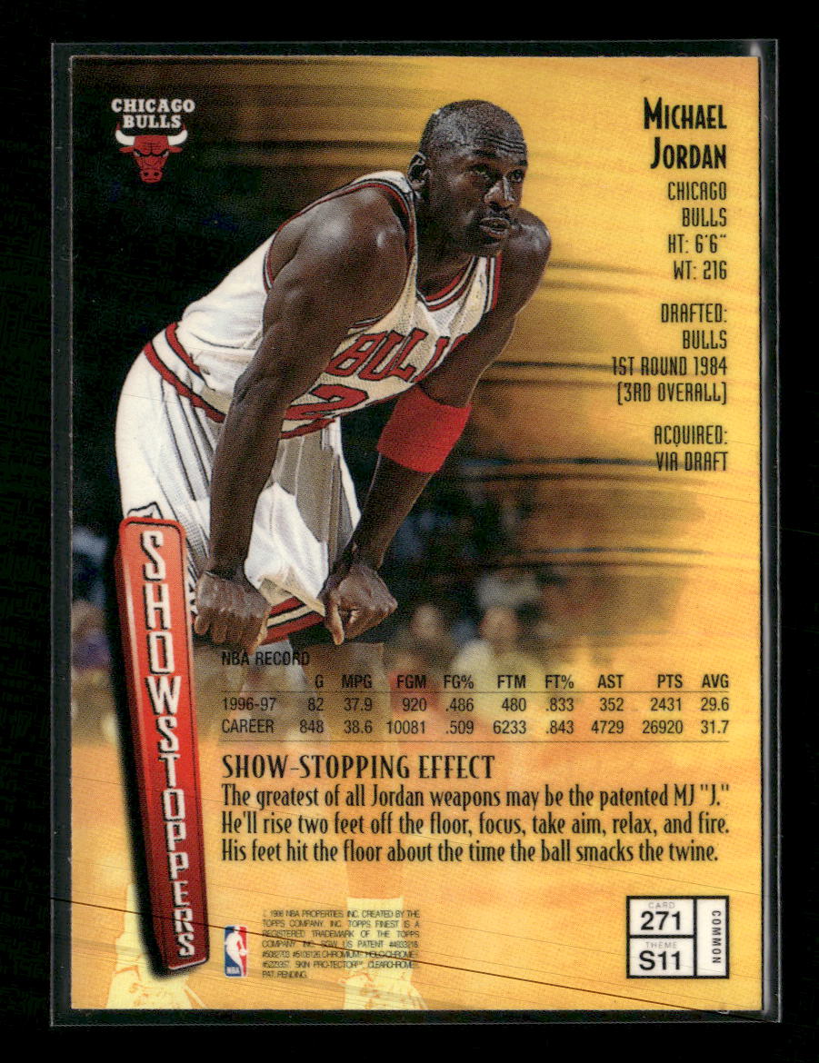 1997-98 Finest Michael Jordan #271