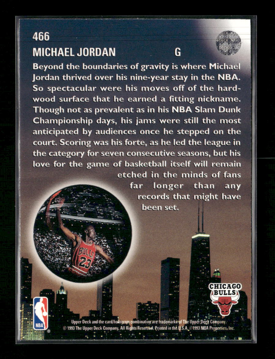 1993-94 Upper Deck Michael Jordan #466