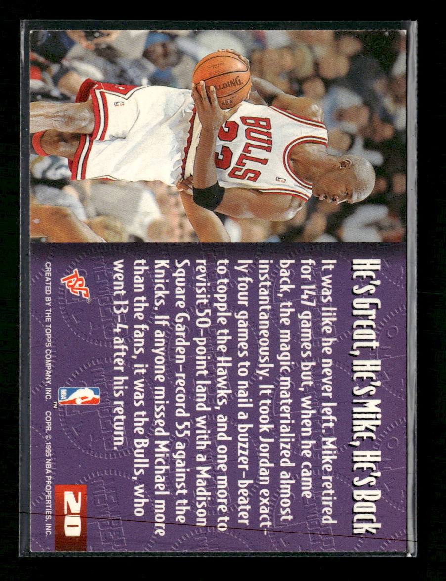 1994-95 Stadium Club Members Only 50 Michael Jordan #20