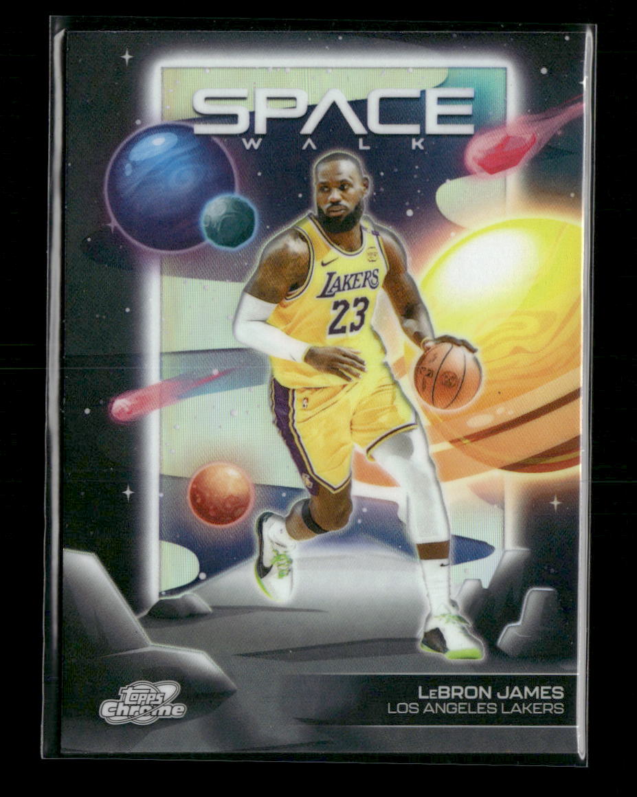 2025-26 Topps Chrome Cosmic Space Walk Refractor LeBron James #SW-1