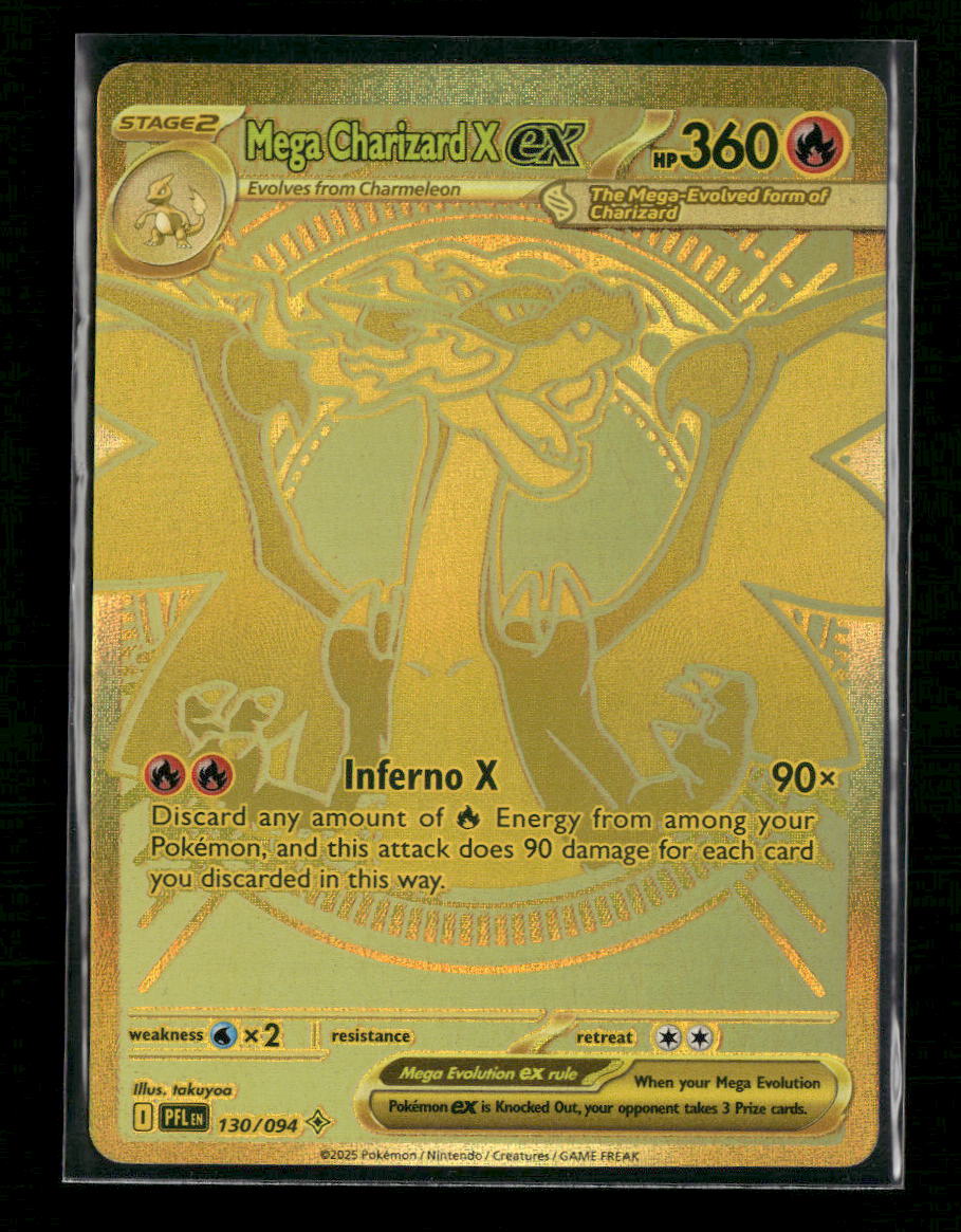 ME02: Phantasmal Flames Mega Charizard X ex #130/094