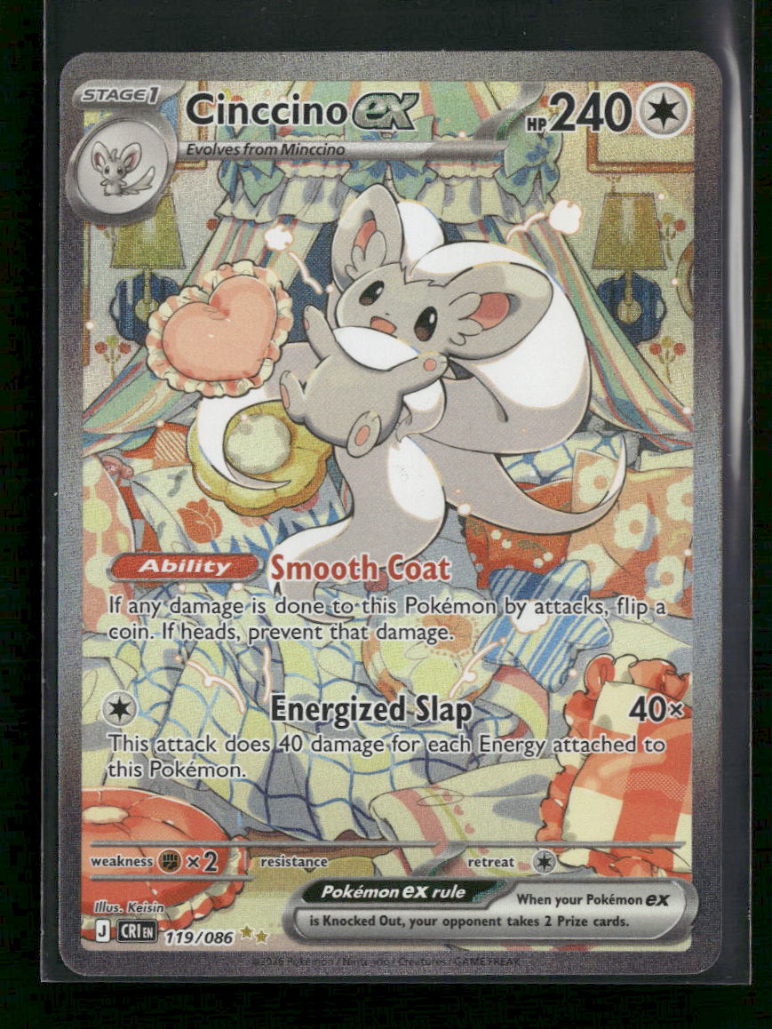 ME04: Chaos Rising Cinccino ex #119/086