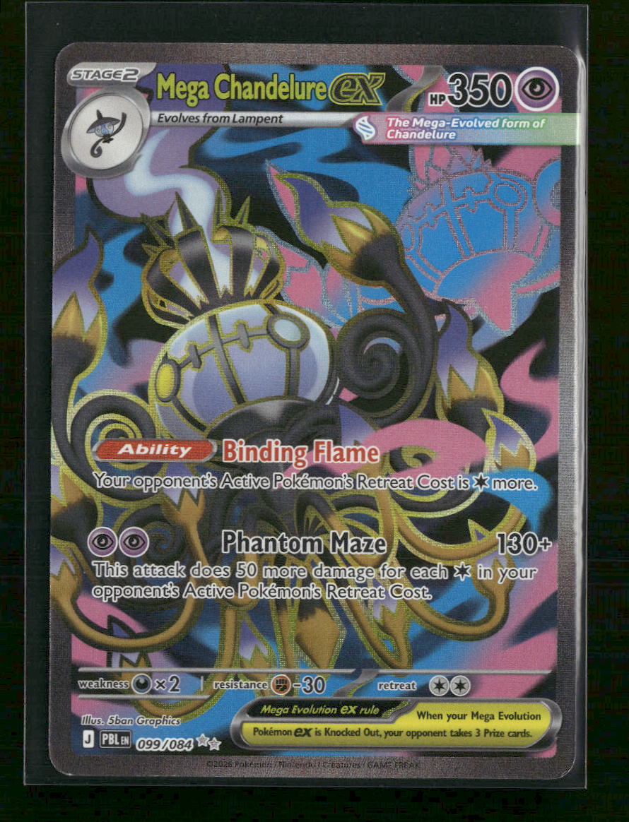 ME05: Pitch Black Mega Chandelure ex #099/084