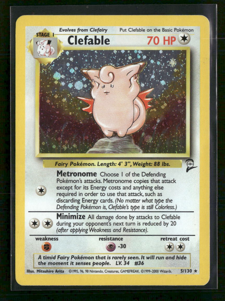 Base Set 2 Clefable #005/130