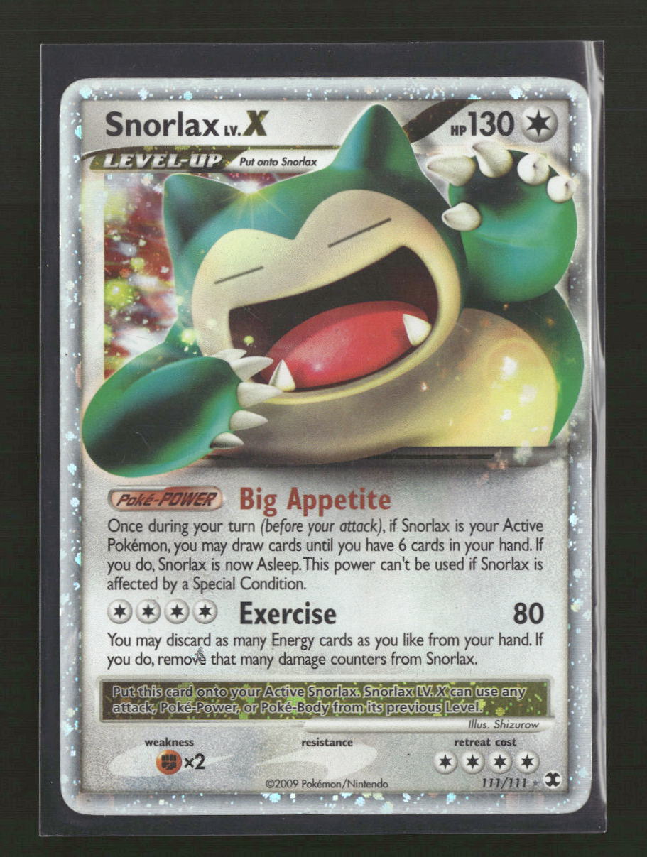 Rising Rivals Snorlax Lv.X #111/111
