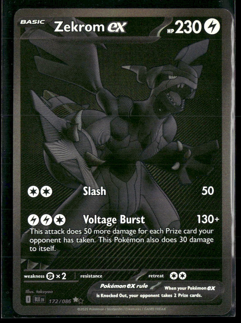 SV: Black Bolt Zekrom ex #172/086